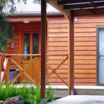 The cedar weatherboards look good and are durable.