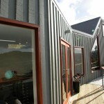 Large timber-framed windows giving plenty of light