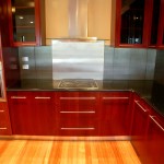 Timber floor, timber cupboards and quality appliances