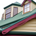 Dormer windows and timber trim details